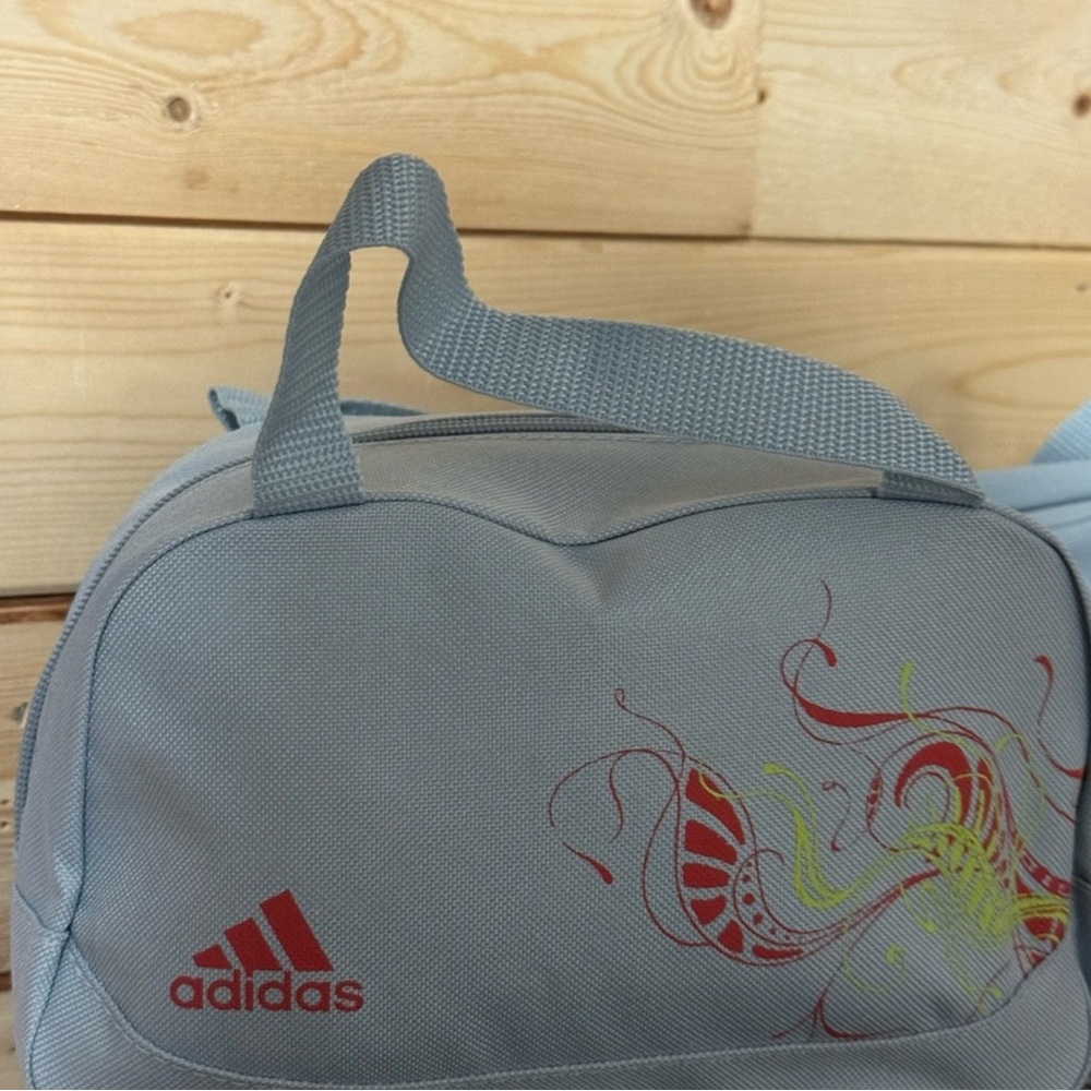 Lot of 10 Adidas gray cosmetic bags with design. Great for senior night.